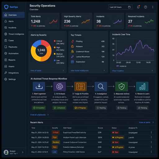 Automated threat response