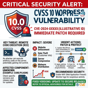 Critical CVSS 10 WordPress Vulnerability
