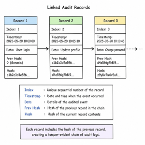 Immutable audit trails