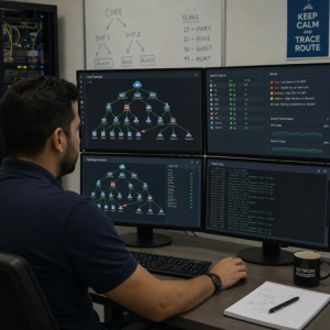 Network topology mapping