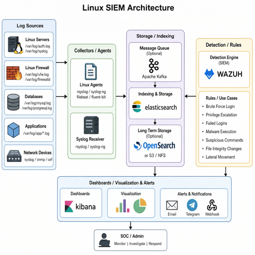 Open-Source SIEM on Linux